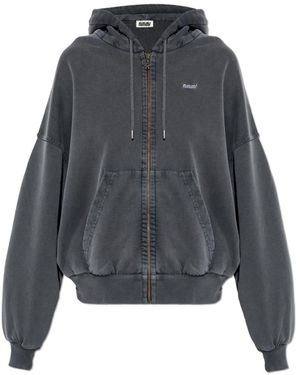 AVAVAV Hoodies & Sweatvesten ,Grijs ,Katoen Sweatshirt Met Logo