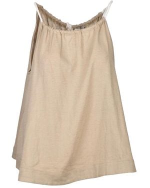 Ballantyne Sleeveless Tops - Naturel