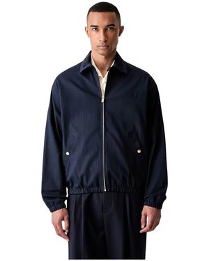 Drole de Monsieur Jassen ,Blauw ,Katoen Le Blouson Dr Ule