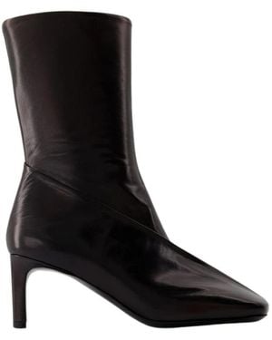 Jil Sander Heeled Boots - Black