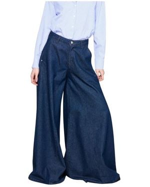 Silvian Heach Wide Jeans - Blu