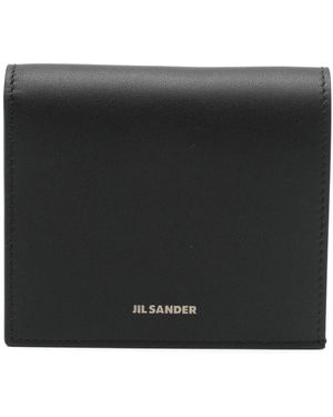 Jil Sander Tri-Compartment Wallet - Schwarz