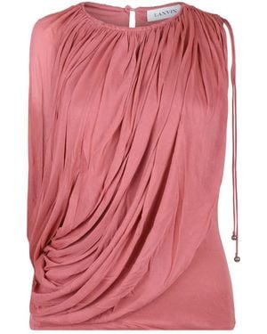 Lanvin Sleeveless Tops - Pink