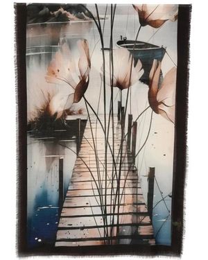D'Aniello Silk Scarves - Black