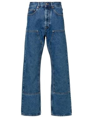 Palm Angels Straight Jeans - Blue