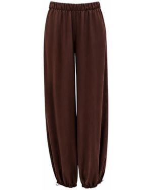 SIMONA CORSELLINI Joggers - Brown