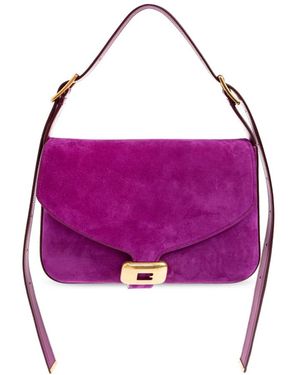 Balenciaga Tassen ,Paars ,Leer Clicca Medium Bag
