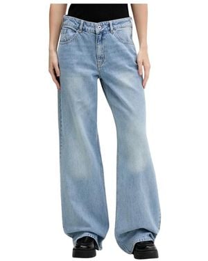 KARL LAGERFELD Wide Jeans - Azul