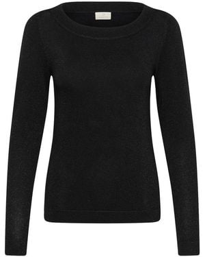 Kaffe Round-Neck Knitwear - Negro