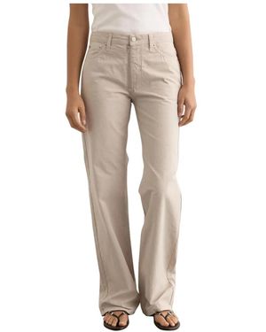 Paloma Wool Straight Trousers - Natural