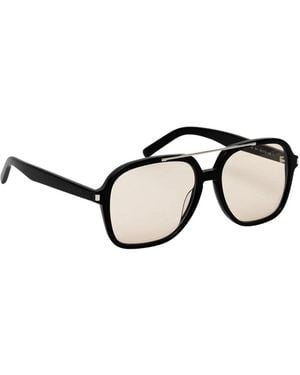 Saint Laurent Aviator-Sonnenbrille - Schwarz