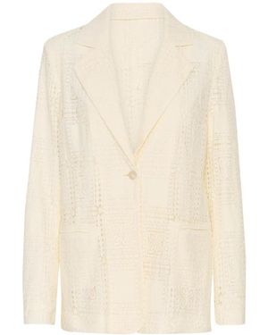 Soaked In Luxury Blazers - Natural