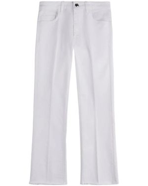 Fay Jeans ,Wit ,Cropped Jeans