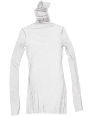 Cortana Tops ,Wit ,Nylon Cisne De Tul Top