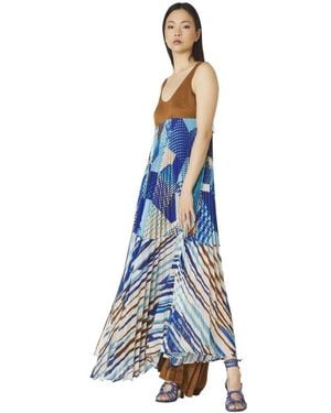 Manila Grace Maxi Dresses - Blue