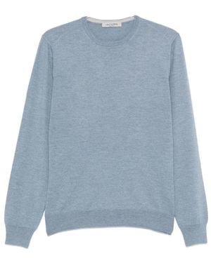 La Fileria Round-Neck Knitwear - Blauw