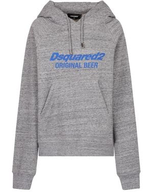 DSquared² Heathered Hoodie - Grau