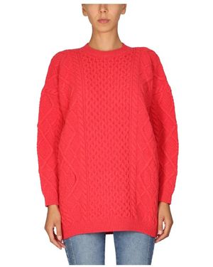 Stella McCartney Round-Neck Knitwear - Rojo