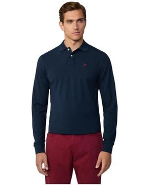 Hackett Langarmshirt - Blau