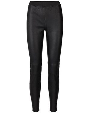 Lolly's Laundry Broeken ,Zwart ,Leer Lolly Ll Leather Legging