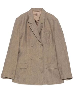 Mark Kenly Domino Tan Blazers - Brown