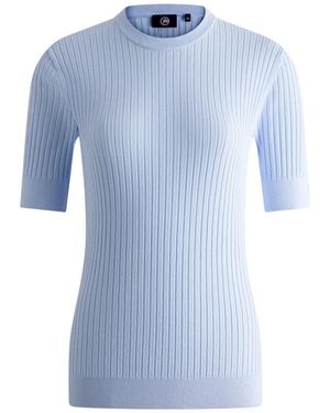 Fusalp Truien & Vesten ,Blauw ,Polyester Jadou T-Shirt Met Korte Mouwen