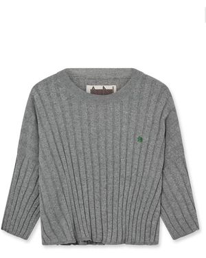 HEYANNO Round-Neck Knitwear - Gris