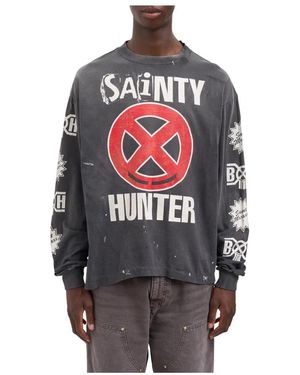 SAINT Mxxxxxx Long Sleeve Tops - Rojo