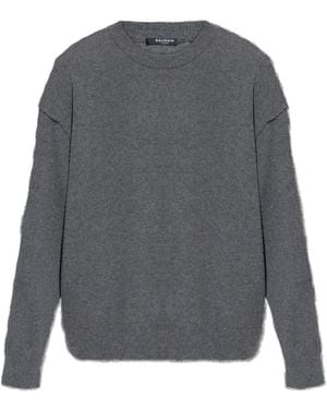 Balmain Cashmere Knitwear - Grijs