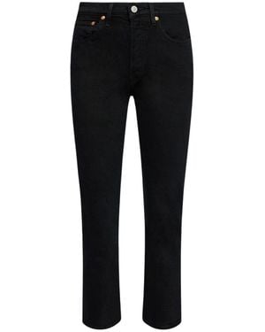 Levi's Cropped Jeans - Black