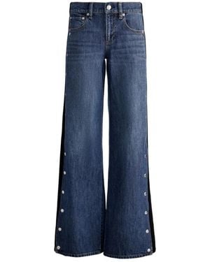Alice + Olivia Wide Jeans - Blauw