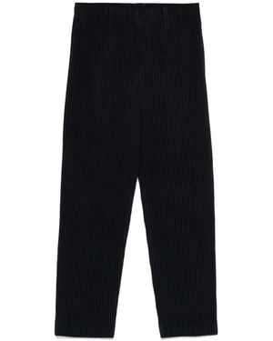 Issey Miyake Straight Trousers - Black