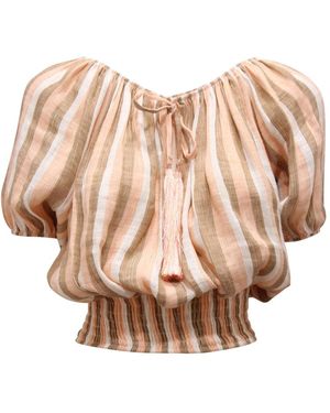 PHO® Firenze Blouses - Marrón