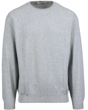 FILIPPO DE LAURENTIIS Round-Neck Knitwear - Grey