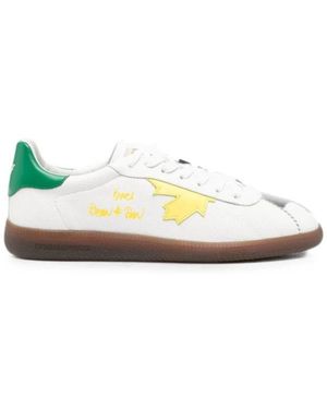 DSquared² Schoenen ,Wit ,Nylon Rebels Sneakers