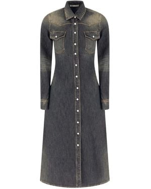 Fendi Fld578B1Pd F19S8 Shirt Dress - Zwart