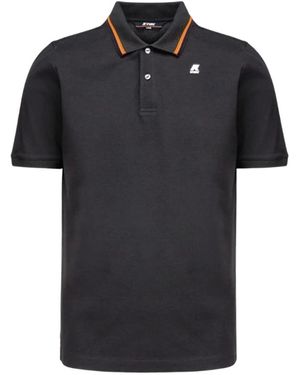 K-Way Polo Shirts - Nero