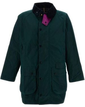 Barbour Gewachste Baumwolljacke - Grün