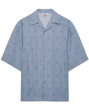 Gcds Short Sleeve Shirts - Blu