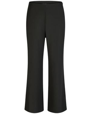 MARC AUREL Cropped Wide Hosen - Schwarz