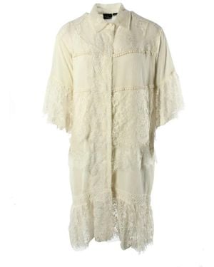 Pinko Shirt Dresses - Natural