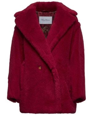 Max Mara Faux Fur & Shearling Jackets - Rood