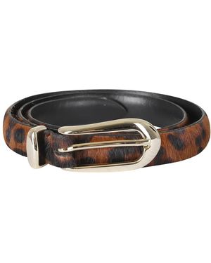 Orciani Accessoires ,Bruin ,Leer Leo Riem - Zwart
