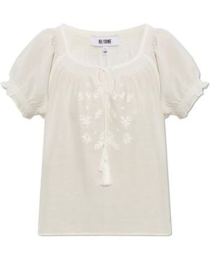 RE/DONE Katie Top - Weiß