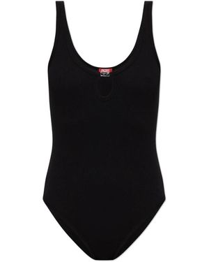 DIESEL Tops ,Zwart ,Katoen Maura-Dnm Bodysuit