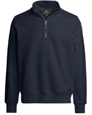 Parajumpers Hoodies & Sweatvesten ,Blauw ,Broad Peak Half Zip