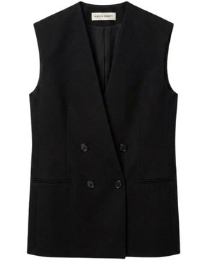 Alberta Ferretti Waistcoats - Black