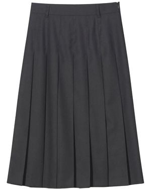 DUNST Midi Skirts - Gris