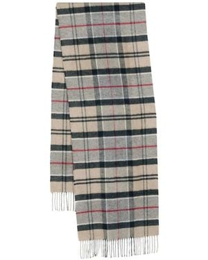 Barbour Accessoires ,Veelkleurig ,Wol Yaxley Tartan Sjaal - Grijs