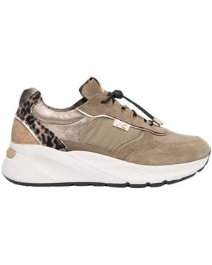Nero Giardini Sneaker Aus Wildleder, Canvas Und Leder - Grau
